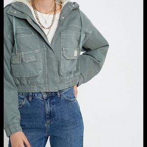 BDG Sherpa lined utility jacket